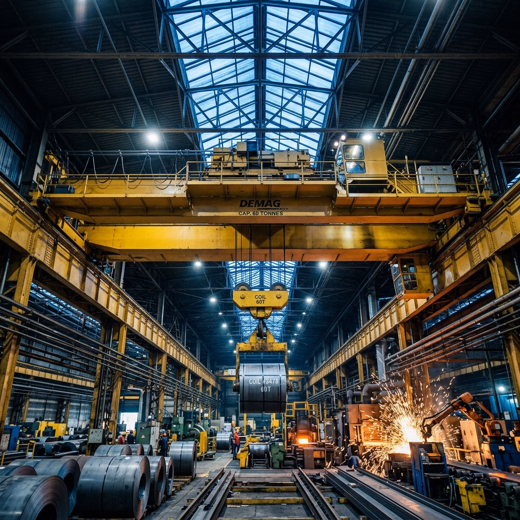 Tailor-made heavy lifting structures designed for restricted workspaces and extreme loads.